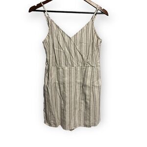 Gianni Bini Tan Striped Romper